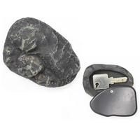 Cacher Key Rock Faux Pierre de rechange Une cachette de eocache Secret Récipient de rangement semble réel détournement sûr pour l'extérieur, jardin, abri de jardin, cour, boîte de géocaching
