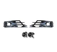 Caches Antibrouillard Compatible Avec A6 C7 2016 2017 2018 G0807681AE Couvercle De Calandre Pour Phare Antibrouillard De Voiture, Filet Inférieur Avec Sonde ACC