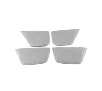 Caches Audio Portière Voiture pour Benz CLA GLA Classe A X156 C117 W176 2013-2018 Haut-parleurs Portière Voiture Cache Décoration Stéréo Garniture Audio(A-x156 Gla Class-Silver)