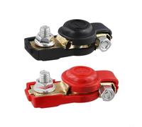 Caches Bornes 1 Paire ABS Fer Caches Bornes 1 Paire ABS Fer Caches | Identification pour facile par couleur, installation rapide, protection contre humidité, pour poussière, débris