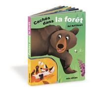 Cachés dans la forêt - Mel Matthews - Minedition Eds - cartonné - Album éveil dès la naissance