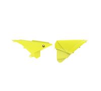Caches de boite à air Polisport COULEUR JAUNE FLUO