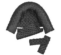 Caches de ceinture pour la ceinture de bébé Appuie-tête pour soins de bébé Vêtements mois garçon (noir, taille unique)