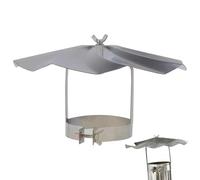 Caches de cheminée à l'extérieur du capuchon, bouchons de protection de cheminée en acier inoxydable, sifflet de cuisinière à l'extérieur du couvercle, protection contre la poussière de neige pour la