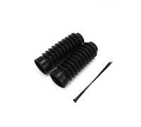 Caches de Fourche Moto Capuchon d'écrou de Tige Cache-poussière en Caoutchouc pour Fourche Avant de Moto, Amortisseur 49 mm, adapté à Harley Dyna FXDWG 2007 2008 2010 2011
