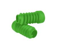 Caches de Fourche Moto Capuchon d'écrou de Tige Lot de 2 Soufflets de Fourche Avant en Caoutchouc pour Moto, Protection Anti-poussière pour Fourche, Compatible avec Dio Jog 50 90(Green)