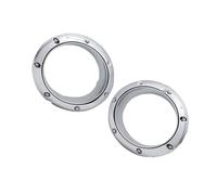 Caches de phares antibrouillard Accessoires de voiture, calandre de phare antibrouillard chromée pour pare-chocs avant, compatible avec Nissan Pickup Paladin(Left and Right)