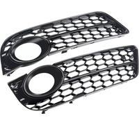 Caches de phares antibrouillard avant, motif en nid d'abeille, plastique ABS durable, installation facile, paire