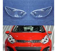Caches de phares antibrouillard Couvercle de phare avant transparent pour Kia Rio Hatchback 2012, remplacement de l'abat-jour d'origine(1PCS Left Side)