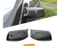 Caches de rétroviseurs latéraux de Style M en Fiber de carbone KYYET compatibles avec BMW série 5 E60 E61 E63 E64 2003-2007 pré-Lci