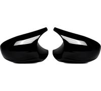 Caches de rétroviseurs latéraux, plastique ABS durable, compatibles avec certains modèles BMW, noir brillant