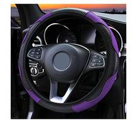 Caches de Volant 37-38cm Couverture Volant Voiture Universelle en Cuir sans Bague Intérieure Gemmes Cloutées Diamants Flash Élastique Style Intérieur Housse Volant(2)