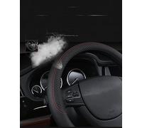 Caches de Volant Couverture Volant Voiture Forme D/O 36cm Cuir PU pour Civic pour Ciimo pour Jade pour Suzuki pour Alto pour LINGYANG pour Nissan pour Aqua Housse Volant(4)