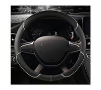 Caches de Volant Housse De Volant De Voiture en Cuir PU pour Hyundai pour Tucson 2021 2022 NX4 pour Elantra 2020 pour Sonata 10th 2020 2021 2022 Accessoires Auto Housse Volant(Blanc,O Shape)