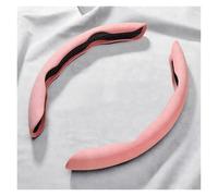 caches de Volant Housse De Volant De Voiture Universelle en Daim 38 Cm, Antidérapante, Protection Intérieure De Volant, Décoration Couvre Volant(Pink)