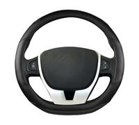 Caches De Volant Housse De Volant en Cuir Microfibre Respirant, 38CM, Accessoires Automobiles pour Laguna 1 2 3 4 D Shape Protege Volant (Couleur : 1)