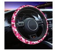 Caches de Volant Vert Marron Militaire Camouflage Volant Couverture Armée Camo Volant Protecteur Universel 14.5-15 Pouces Voiture Accessoires Housse Volant(2)
