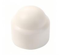 Acton Caches écrous hexagonaux 8560110 - polyéthylène blanc RAL 9010 Ø 10 mm - boîte de 100
