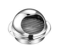 Caches Grille Aération - Capuchon Acier Inoxydable 304, Hotte Extraction Circulaire, Sortie Ventilation Résistante, Bouclier Intempéries | Matériel HVAC pour Cuisines & Séchoirs