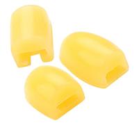 Caches Latéraux Cc20 3 Pièces en Silicone pour Saxophone, Jaune | Confort des Doigts Pendant les Répétitions et Concerts, Protection Solide des Clés Latérales, pour Saxophonistes