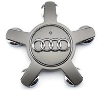 Caches-moyeux - Audi - 4f0601165 N - Enjoliveurs 135 mm - Argent