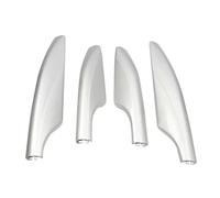 caches pour barres toit Compatible Avec Nissan Pour Patrol Y62 2010-2018 Coque D'extrémité De Rail Toit De Voiture Couverture Protection D'angle Pour Porte-bagages(Silver)