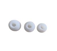 Caches pour écouteurs pour Huawei Freebuds 5i/6i, Embouts en Silicone pour écouteurs Intra-Auriculaires, Remplacement des Embouts, Isolation phonique, Cache-Oreillettes, écouteurs S M L (Blanc)