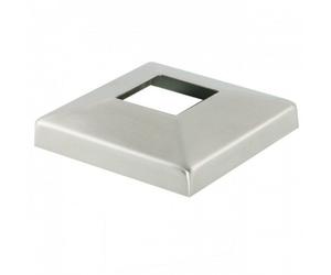 Caches pour embases de poteau garde-corps - carré 40 x 40 mm - inox 316 Design Production