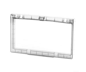 caches pour prises électriques, 86 Type Flip Covers, Switch Cover Protector Plastic Socket Waterproof Boxes Wall-Mounted(Transparent)