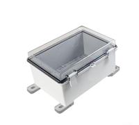 caches pour Prises électriques, Coffret étanche avec Couvercle Transparent, Montage Mural, Anti-poussière et Antichoc for Outils électriques de Jardin 290 x 190 140 mm
