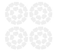 Caches-poussière Rj45 Blancs 100 Pièces en Silicone pour Ports Ethernet | Réutilisables, Étanchéité des Prises, pour Hubs Internet et Panneaux de Brassage, Maison et Maintenance