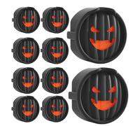 Caches Prises Électriques,Couvre-Prise | 10X Couvercle de prise électrique Ghost Smile,Protecteurs de prise électrique, protection de prise de sécurité domestique, capuchons de sécurité à l'épreuve de