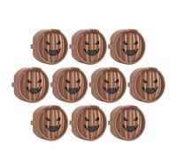 Caches Prises Électriques,Couvre-Prise,10X couvercles de sortie Ghost Smile - Protecteurs de prise électrique, protection de prise de sécurité domestique, capuchons de sécurité à l'épreuve des