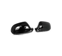 Caches Rétroviseur 8F0857528B 1 Paire De Couvercles De Rétroviseur Latéral, Sans Assistance Latérale, Pour A3 A4 B8 A5 A6 A8 S8 Q3 Rétroviseur Couverture(Bright black)