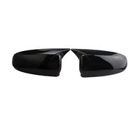 Caches Rétroviseur Autocollant Rétroviseur Latéral Pour BMW X5 E70 X6 E71 2008-2013 Couvercle D'aile Garniture Boîtier Vue Arrière De Porte Extérieure Rétroviseur Couverture(Noir brillant)