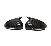 Caches Rétroviseur Autocollant Rétroviseur Pour Genesis G70 2017-2023, Couvercle D'aile Garniture Boîtier De Vue Arrière De Porte Extérieure Rétroviseur Couverture(Carbone)
