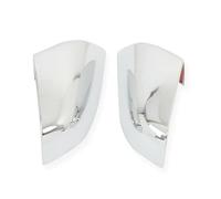 Caches Rétroviseur Coque De Protection De Rétroviseur Latéral En ABS Noir Carbone Pour Tesla Pour Model S 2017-2019 Rétroviseur Couverture(Chrome)