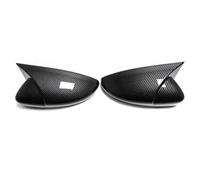 Caches Rétroviseur Coques Rétroviseurs Latérales Noires/carbone Accessoire Pour VW Pour Passat B7 Pour CC Pour Scirocco MK3 Pour Jetta MK6, Pour EOS Rétroviseur Couverture(Look de carbone)