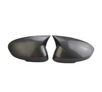Caches Rétroviseur Couvercle Rétroviseur Latéral Voiture Capuchon D'aile Boîtier Porte Garniture ABS Pour Nissan Pour Rogue 2021-2024 Rétroviseur Couverture(Carbon Look-)