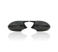 Caches Rétroviseur Latéral Bouchons Caches Rétroviseur à Aile Pour BMW 1 3 Series E81 E82 E87 E88 E90 E91 E92 E93 Coque De Rétroviseur Arrière De Voiture Logement De Miroir(Forged Carbon Look)