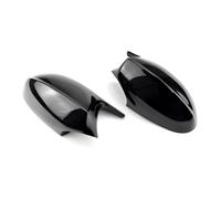 Caches Rétroviseur Latéral Bouchons Caches Rétroviseur à Aile Pour BMW E90 E91 E92 E93 Pour M3 Style E80 E81 E87 ABS Coque de Rétroviseur Arrière de Voiture Logement de Miroir(Bright black Pre-2)
