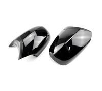Caches Rétroviseur Latéral Bouchons Caches Rétroviseur à Aile Pour BMW E90 E91 E92 E93 Pour M3 Style E80 E81 E87 ABS Coque de Rétroviseur Arrière de Voiture Logement de Miroir(Bright black 1)