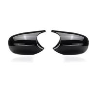 Caches Rétroviseur Pour BMW E87 E88 E81 E82 E90 E91 E92 E93 Remplacement Voiture Rétroviseur Latéral Couvercle Aile Capuchon Extérieur Porte Vue Arrière Boîtier Rétroviseur Couverture(Noir brillant)