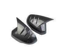 Caches Rétroviseur Pour HR-V Pour HRV 2022 2023 Couvercle Rétroviseur Latéral Voiture Capuchon D'aile Boîtier Porte Extérieure Garniture Coque ABS Carbone/Noir Rétroviseur Couverture(Look de carbone)