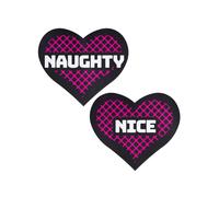 Caches-Tétons Coeur Naughty and Nice