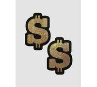 Caches-Tétons Glitter Dollar Doré