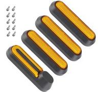 Caches Vis Catadioptre pour Xiaomi M365, Pro, 2, 3, 1S, Essential / Orange Noir / Orange