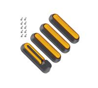 Caches Vis Catadioptre pour Xiaomi M365, Pro, 2, 3, 1S, Essential / Orange Noir / Orange
