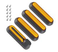 Caches Vis Catadioptre pour Xiaomi M365, Pro, 2, 3, 1S, Essential / Orange Noir / Orange