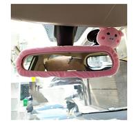 Caches Volant Dessin Animé Cochon Couverture De Volant De Voiture Hiver Dessin Animé Mignon Femme 37-38 Cm Universel en Peluche Couverture Voiture Volant Poignée Couverture Protège Volant (Couleur :